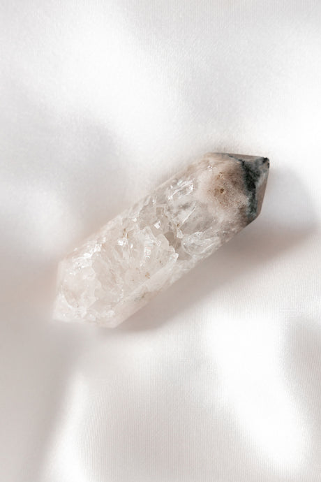 pink amethyst double terminated point