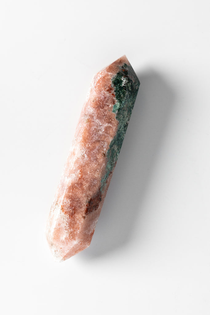 pink amethyst double terminated point