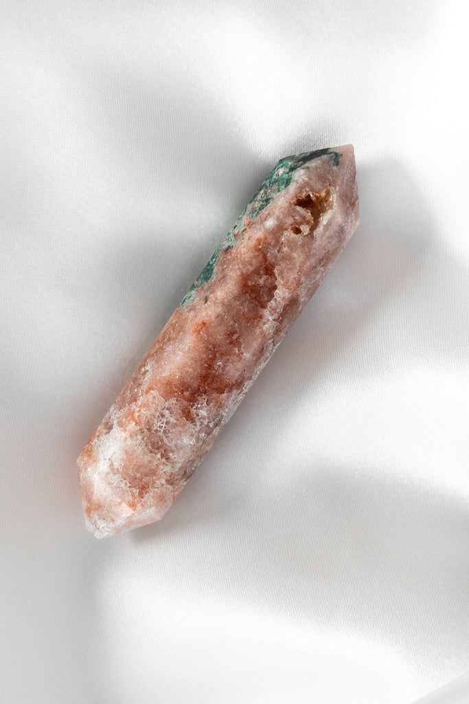 pink amethyst double terminated point