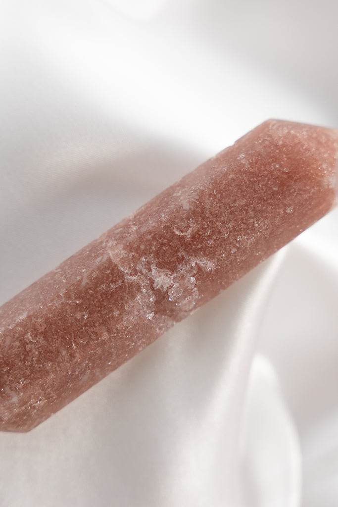 pink amethyst double terminated point