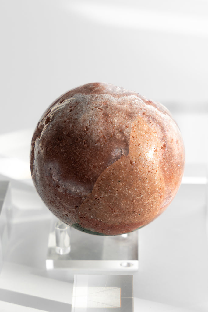 pink amethyst sphere druzy