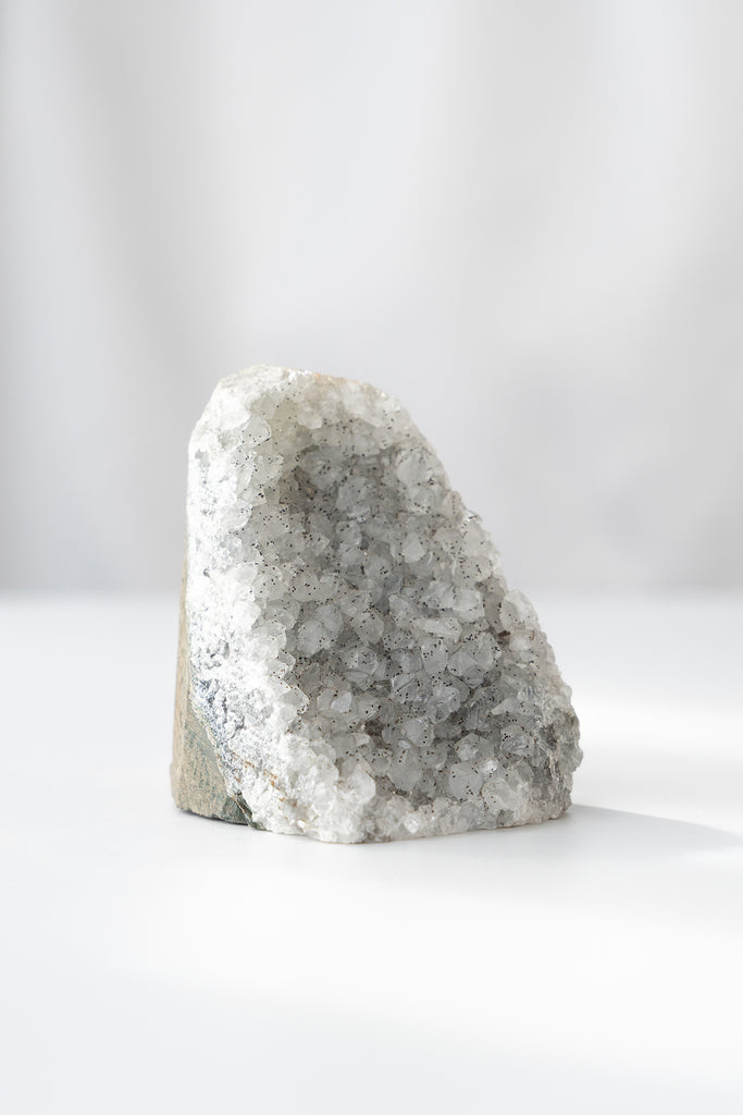 black galaxy amethyst cutbase freestanding