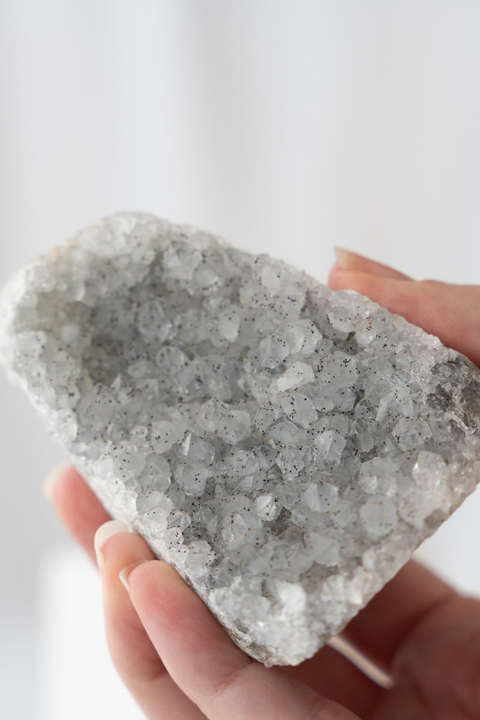 black galaxy amethyst cutbase freestanding