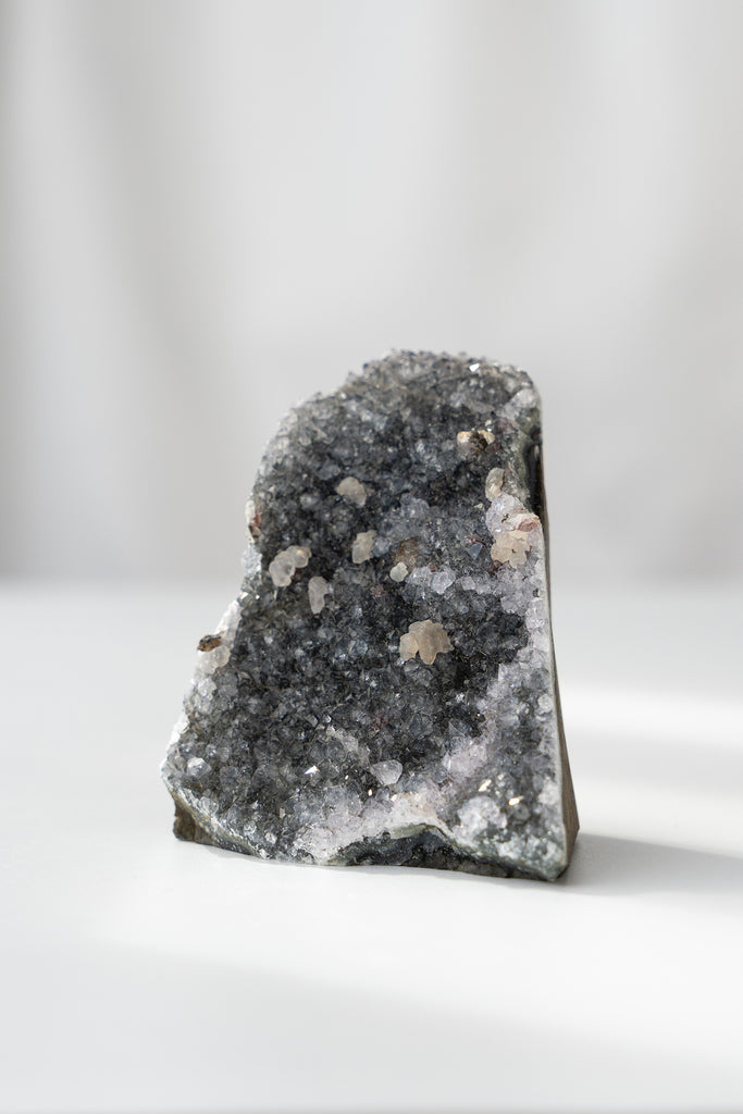 black amethyst cutbase galaxy freeform