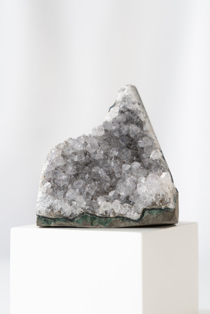 black amethyst cutbase galaxy freeform