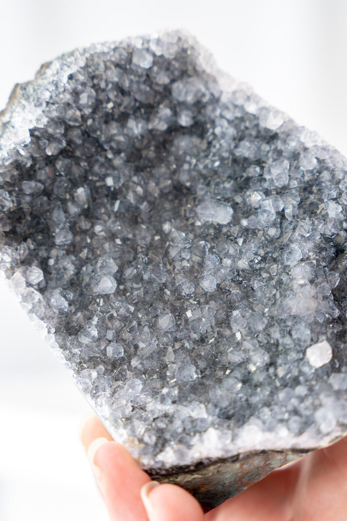 black amethyst cutbase galaxy freeform