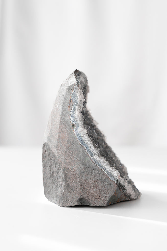 black amethyst cutbase galaxy freeform