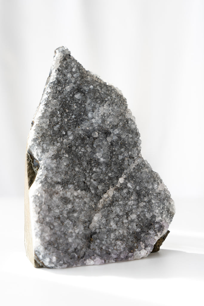 black amethyst cutbase galaxy freeform