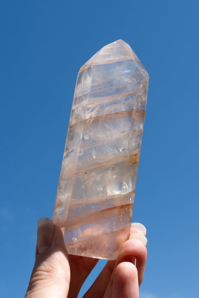 Fire Quartz Hematoid Quartz Point