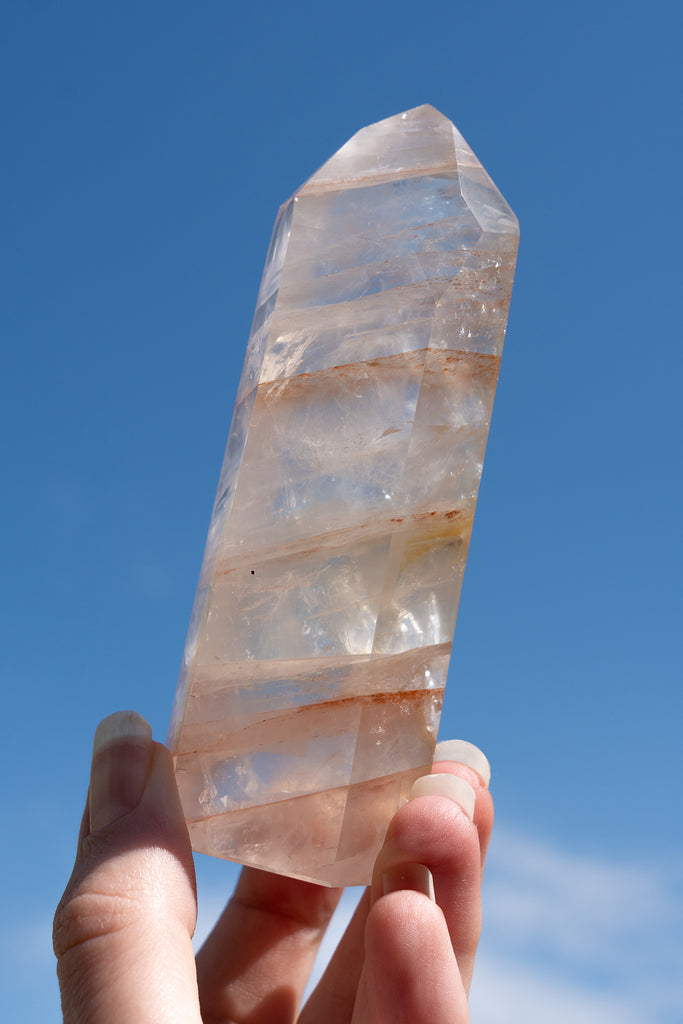 Fire Quartz Hematoid Quartz Point
