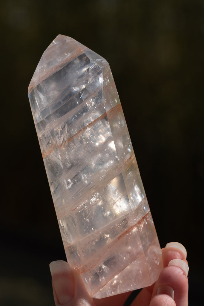 Fire Quartz Hematoid Quartz Point