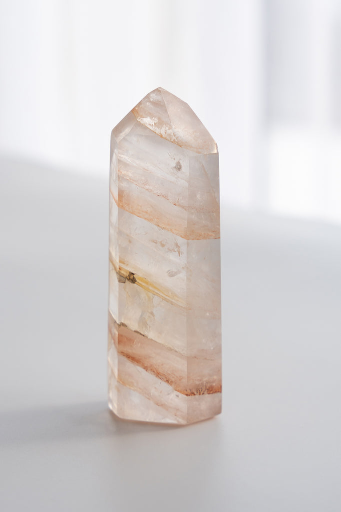 Fire Quartz Hematoid Quartz Point
