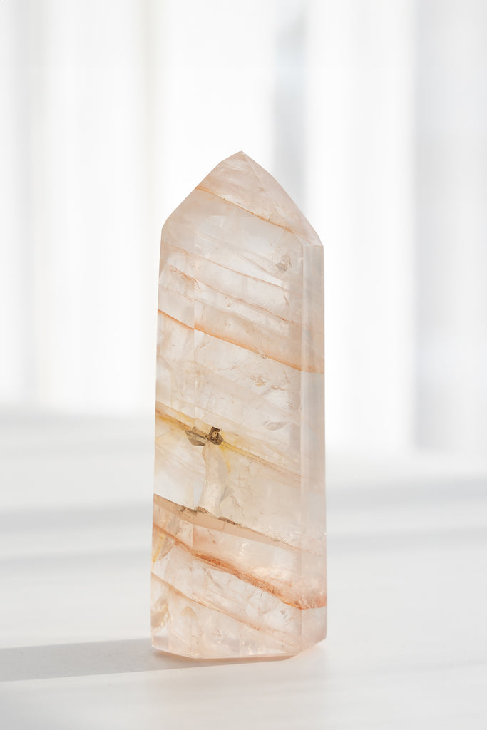 Fire Quartz Hematoid Quartz Point