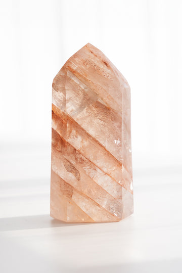 Fire Quartz Hematoid Quartz Point