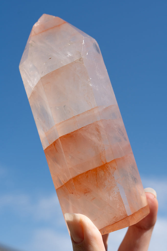 Fire Quartz Hematoid Quartz Point