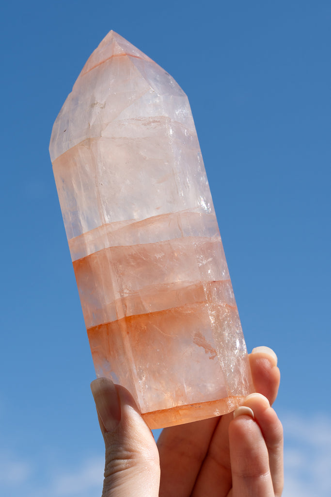 Fire Quartz Hematoid Quartz Point