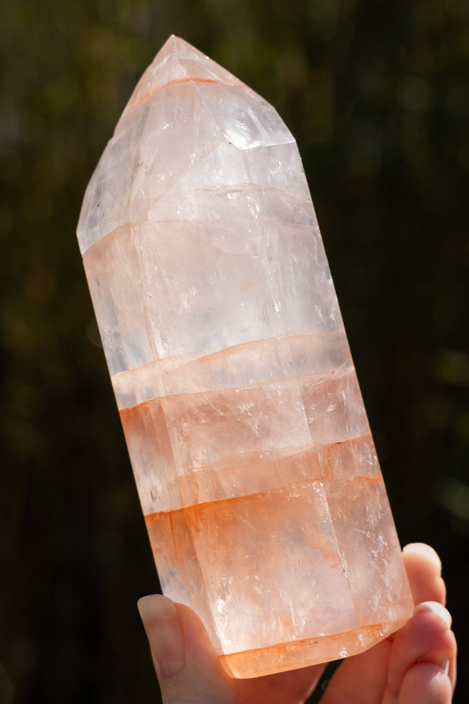 Fire Quartz Hematoid Quartz Point