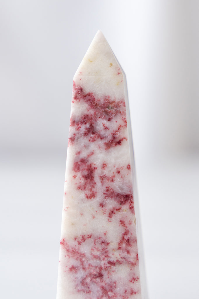 cinnabrite cherry blossom obelisk peru