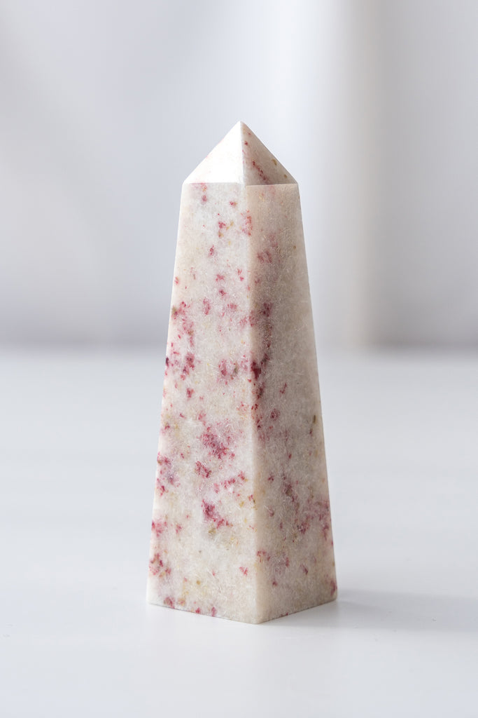 cinnabrite cherry blossom obelisk peru