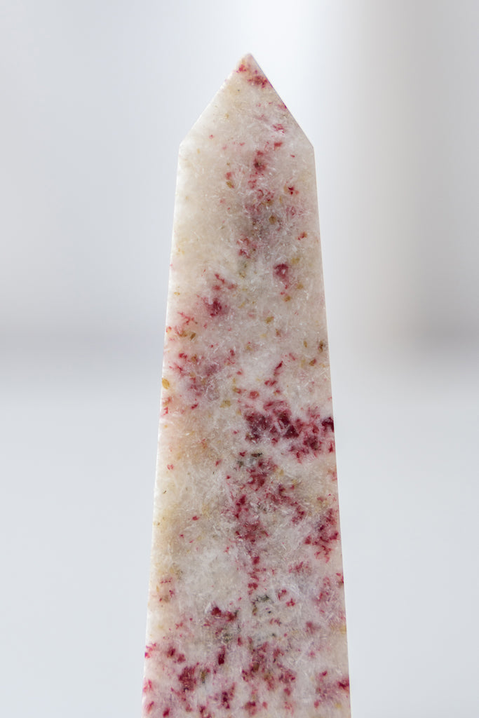 cinnabrite cherry blossom obelisk peru