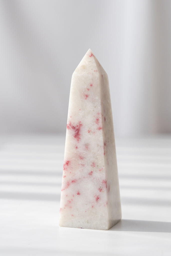 cinnabrite cherry blossom obelisk peru