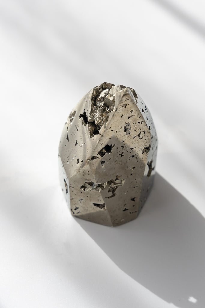 aaa peruvian pyrite obelisk