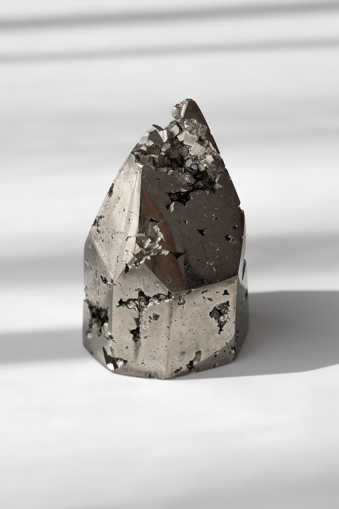 aaa peruvian pyrite obelisk