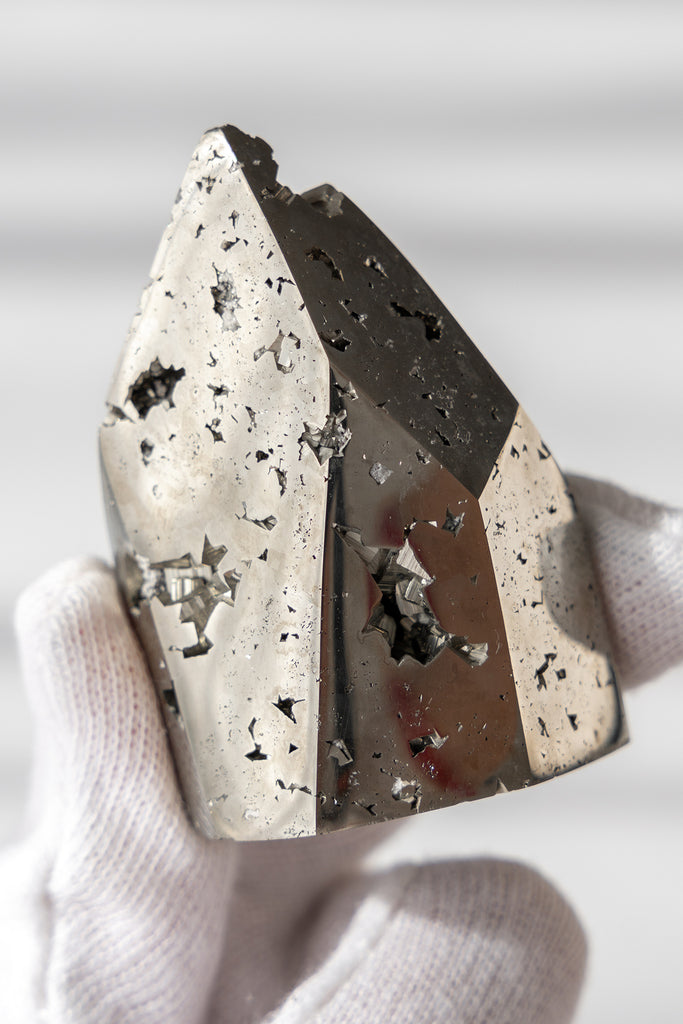 aaa peruvian pyrite obelisk