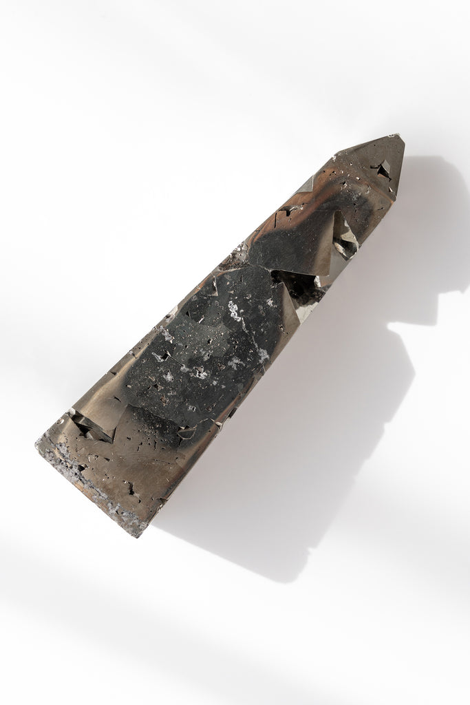 aaa peruvian pyrite obelisk