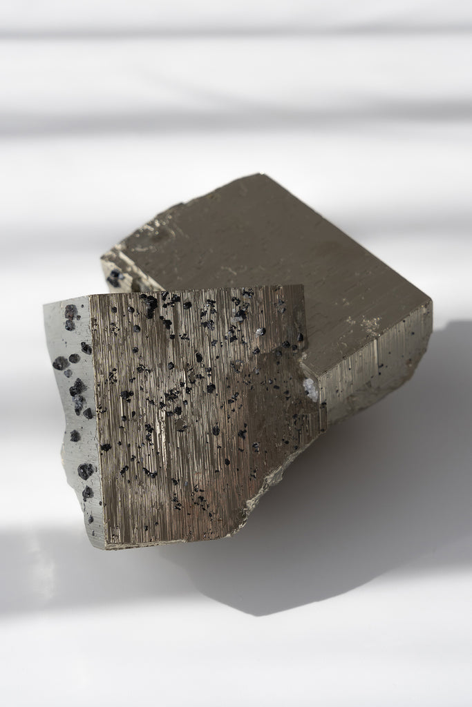 cubic pyrite cluster