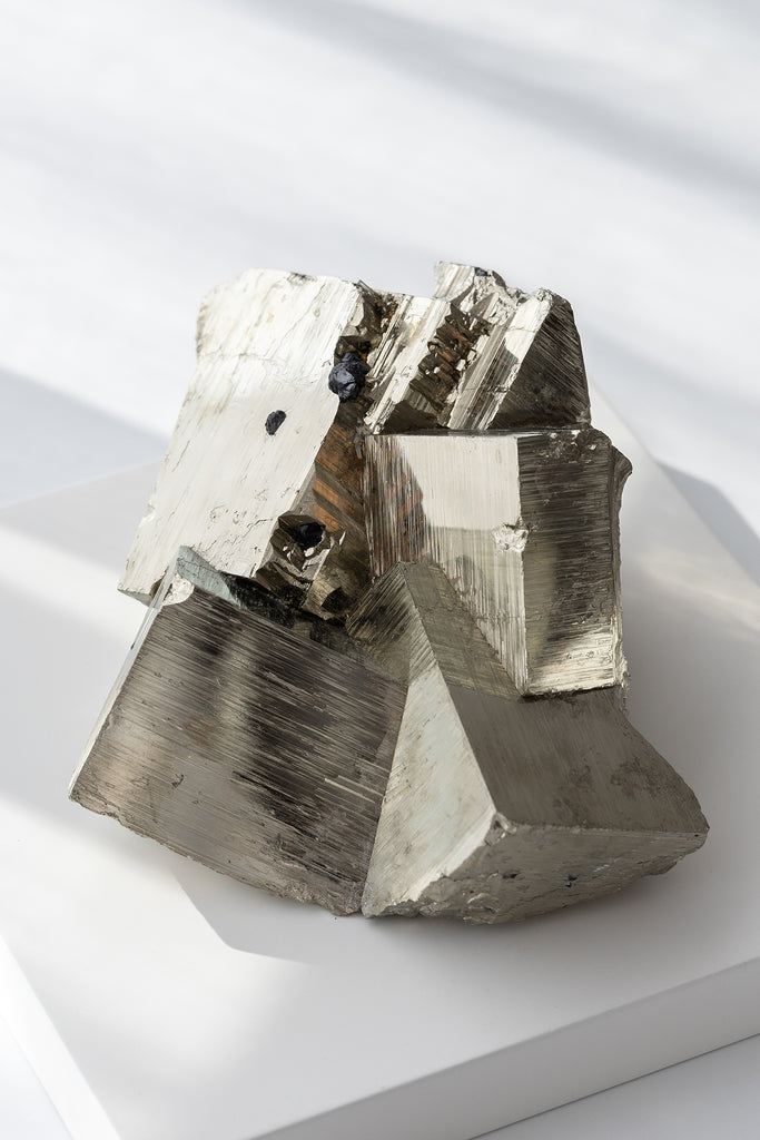 cubic pyrite cluster rare