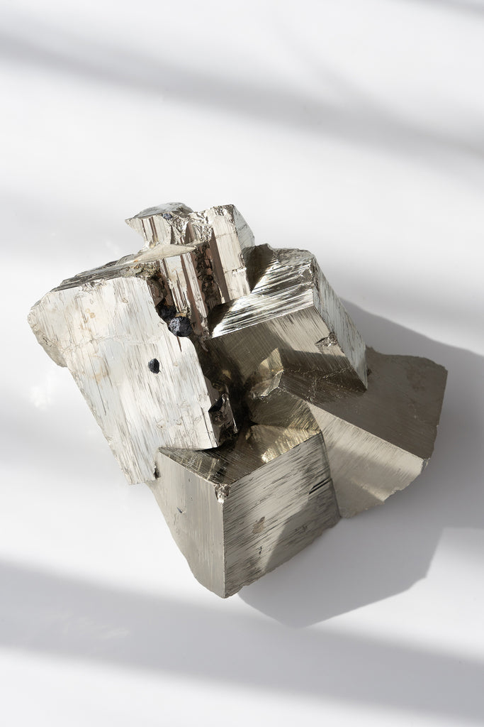 cubic pyrite cluster rare