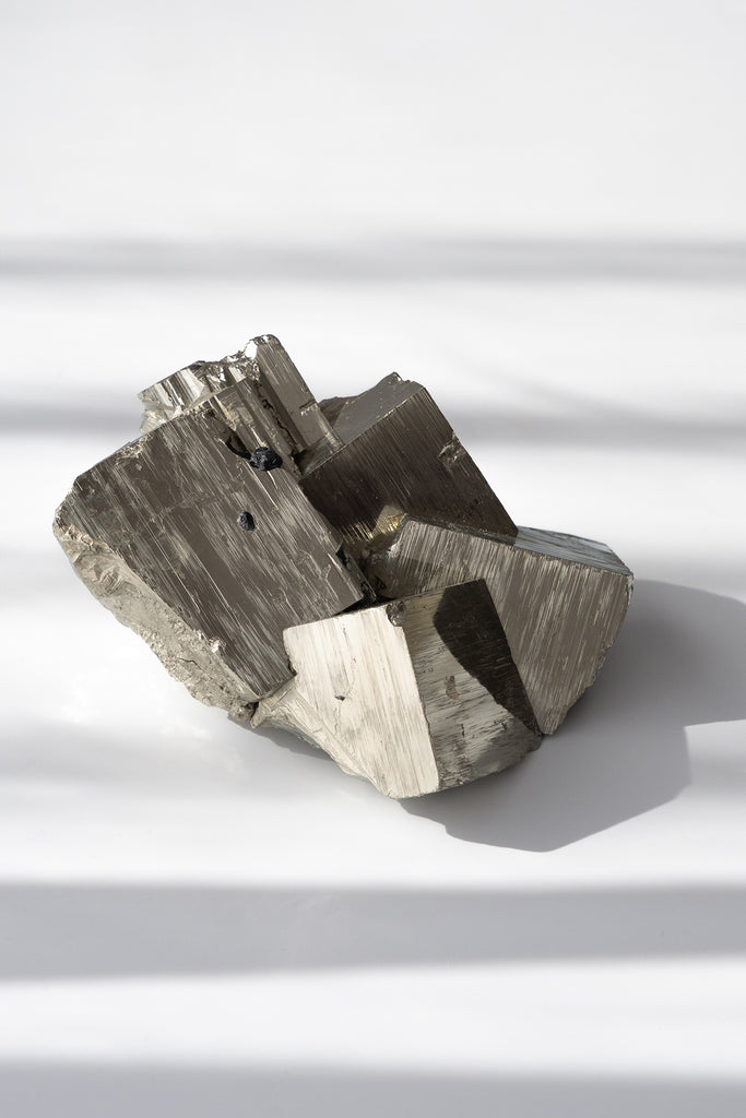 cubic pyrite cluster rare