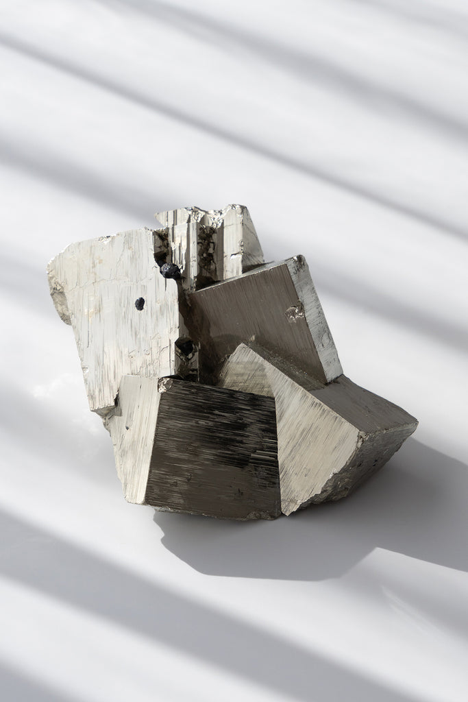 cubic pyrite cluster rare