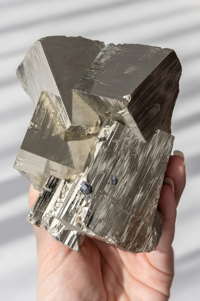 cubic pyrite cluster rare