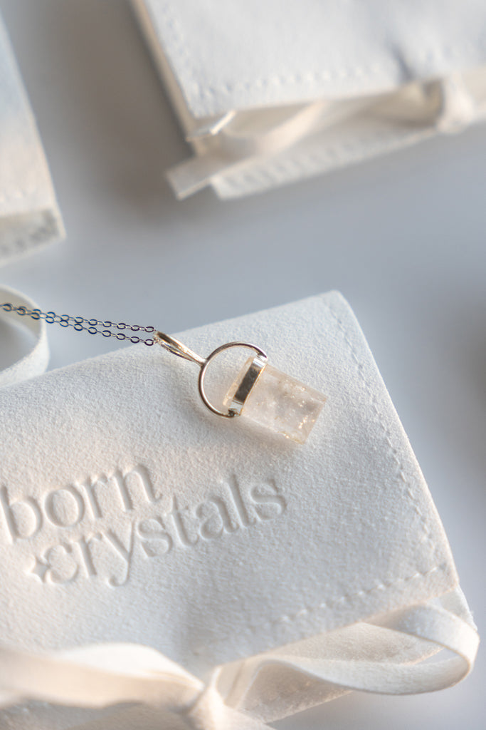 morganite necklace handmade brazil