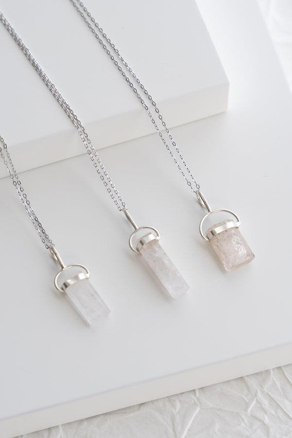 morganite necklaces handmade brazil