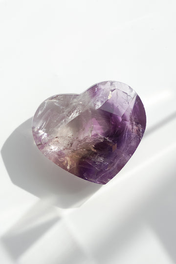 Ametrine Faceted Heart Brazil