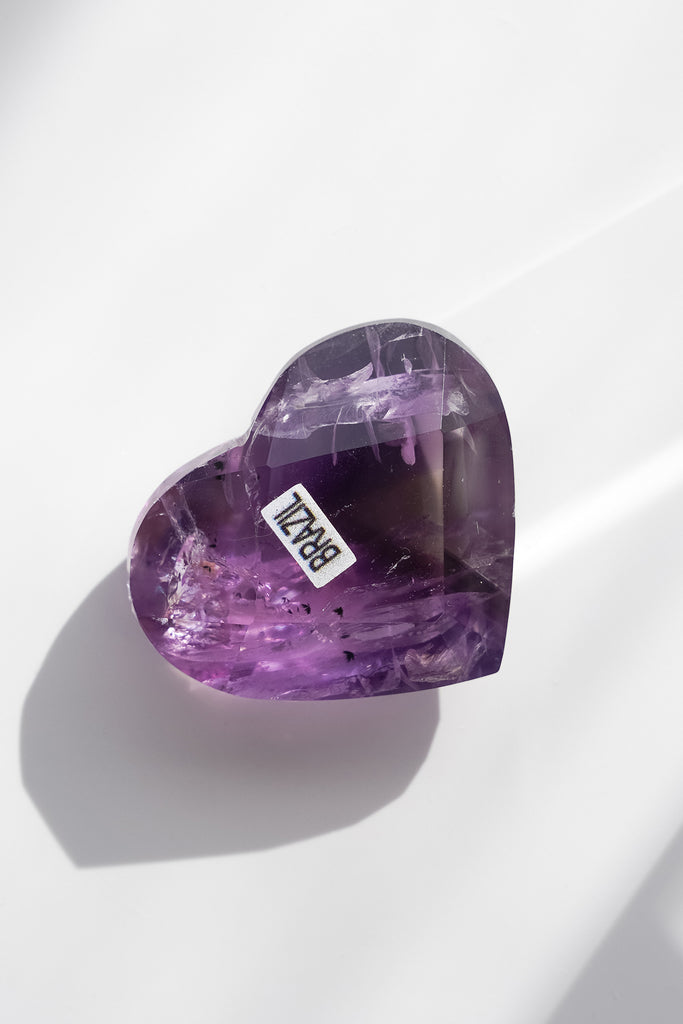 Ametrine Faceted Heart Brazil