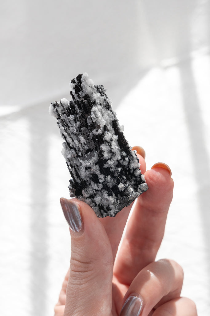 Goethite with Calcite specimen