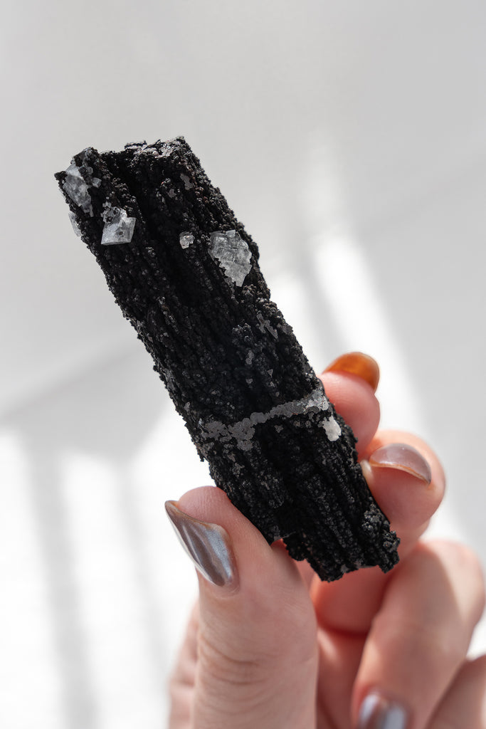 Goethite with Calcite specimen