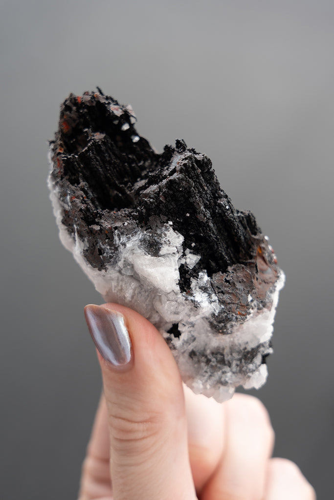 Goethite with Calcite specimen