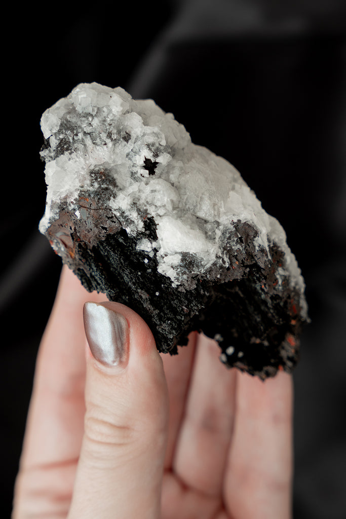 Goethite with Calcite specimen