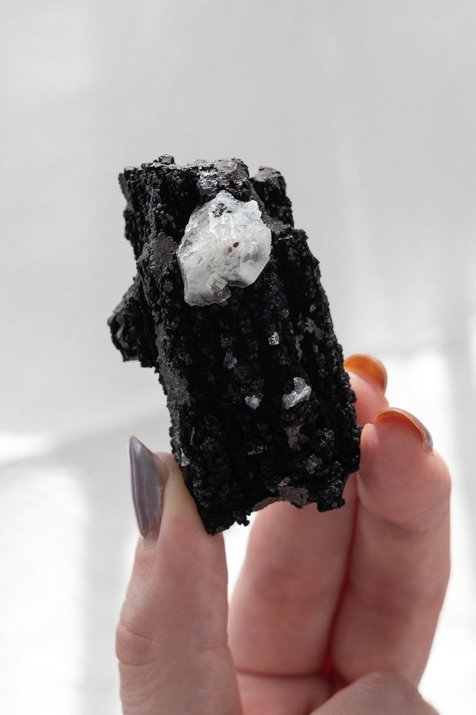 Goethite with Calcite specimen