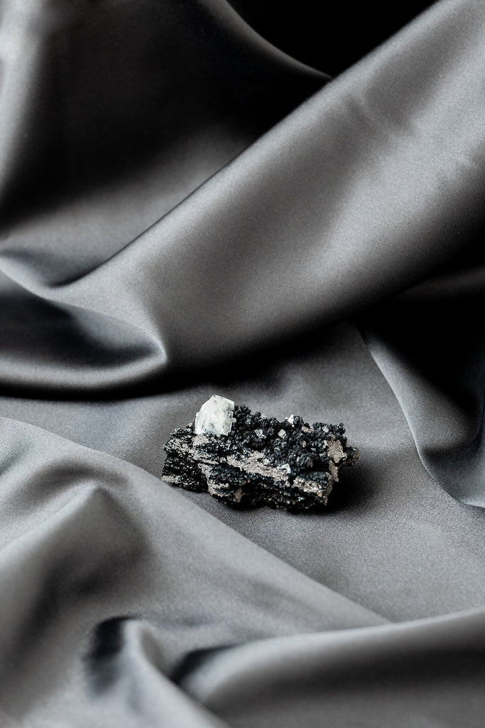 Goethite with Calcite specimen