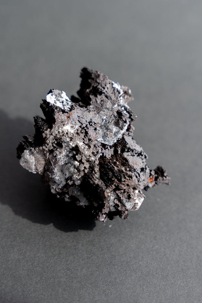 Goethite with Calcite specimen