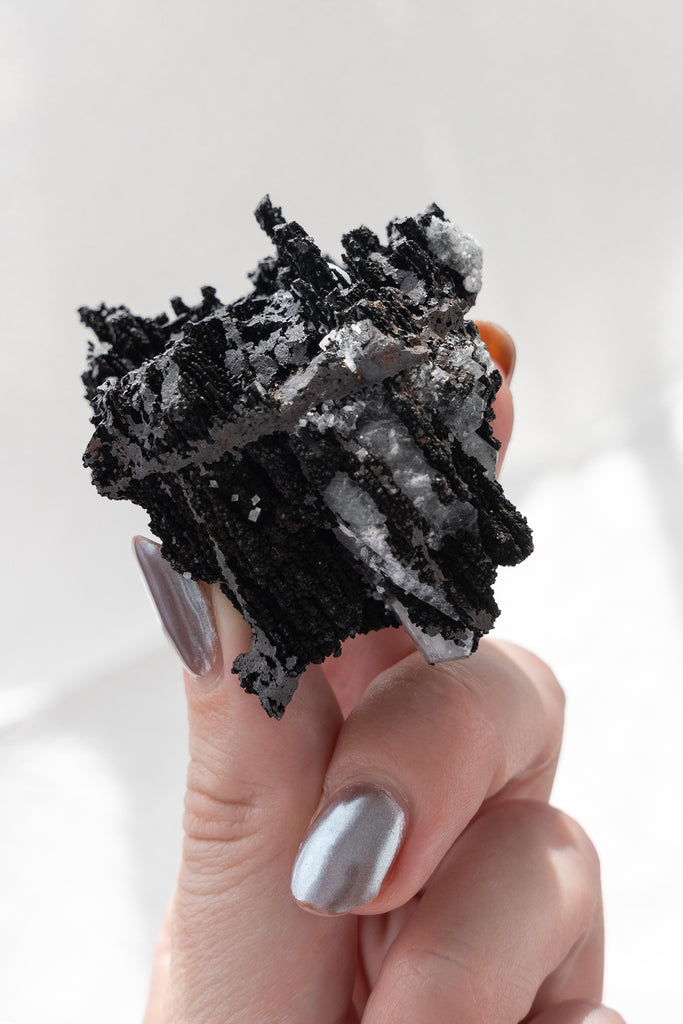 Goethite with Calcite specimen
