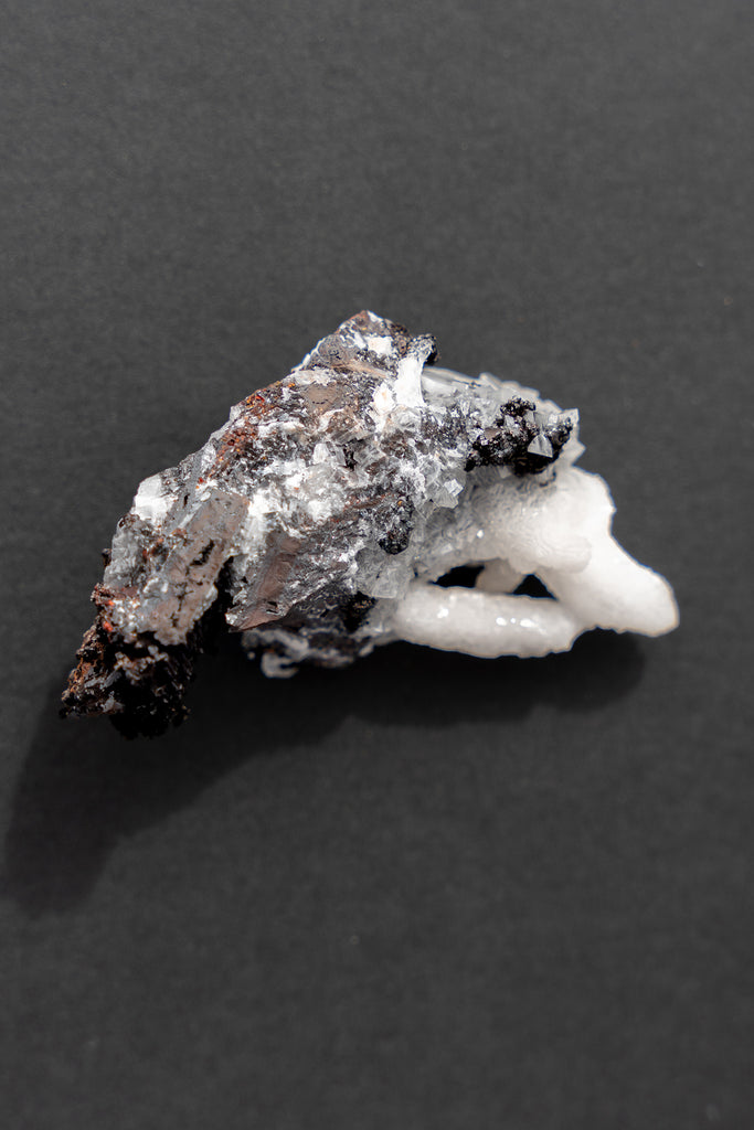 Goethite with Calcite specimen