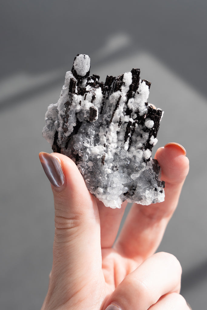 Goethite with Calcite specimen