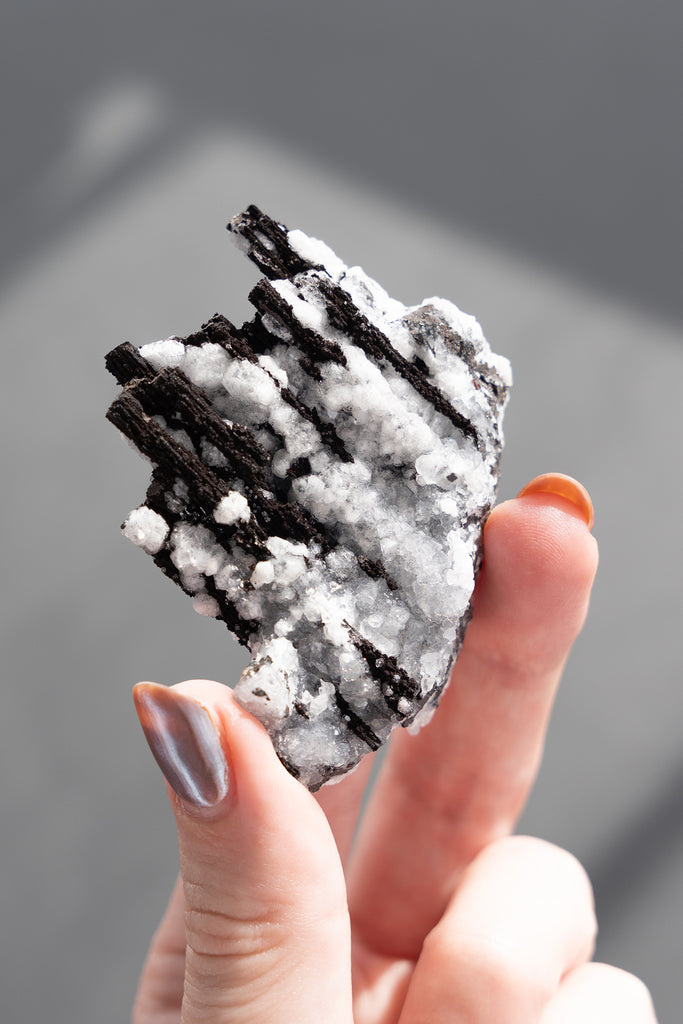 Goethite with Calcite specimen